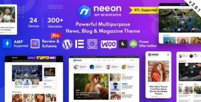 Neeon - WordPress News Magazine Tema