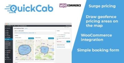 QuickCab – WooCommerce Plugin de Reserva de Táxi