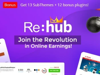 REHub - Comparação de preços Multi Vendor Marketplace Wordpress Tema