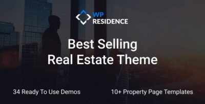 Residence Real Estate WordPress Tema