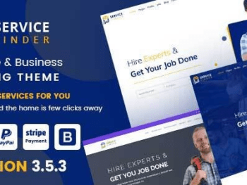 Service Finder - Provedor e Listagem de Empresas WordPress Tema