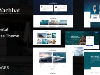 Yachbat - Iate & Aluguel de Barco WordPress Tema