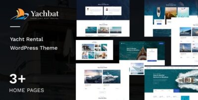 Yachbat - Iate & Aluguel de Barco WordPress Tema