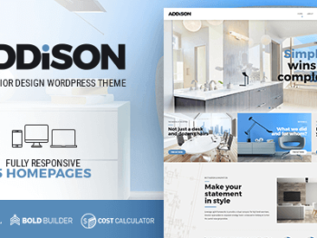 Addison - Arquitetura & Design de Interiores WordPress Tema