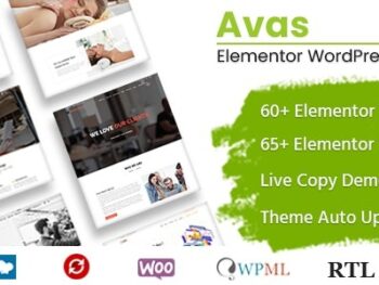Avas - Elementor MultiPurpose WordPress Tema
