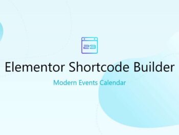 Elementor Shortcode Builder for MEC