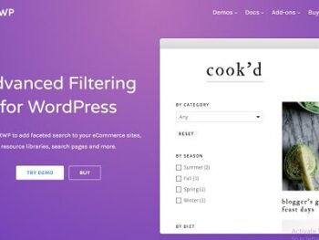 FacetWP – Advanced Filtering Plugin For WordPress