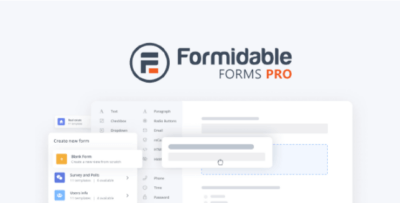 Formidable Forms Pro – WordPress Form Builder Plugin