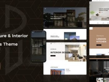 Hellix - Arquitetura Moderna & Design de Interiores WordPress Tema
