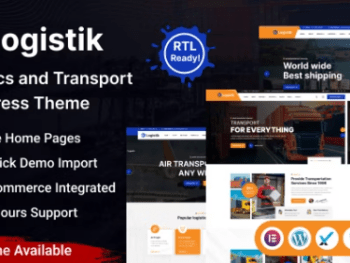 Logistik – Transporte e Logística WordPress Tema