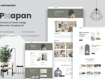 Phapan - Mobiliário & Design de Interiores Template Kit