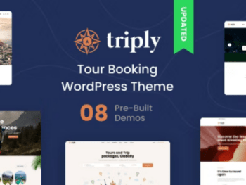 Triply - Tour Booking WordPress Tema
