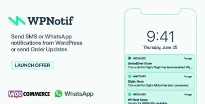 WPNotif SMS & WhatsApp Mensagens Notificações
