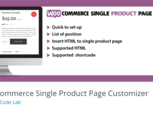 WooCommerce Single Product Page Builder