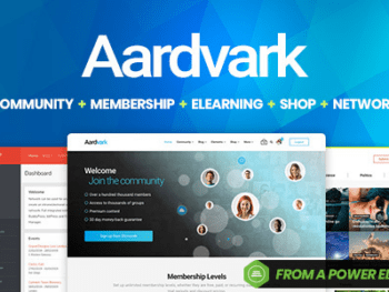 Aardvark - Comunidade Associação BuddyPress Tema