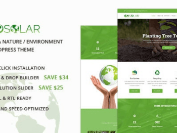 GoSolar - Eco Ambiental & Natureza WordPress Tema