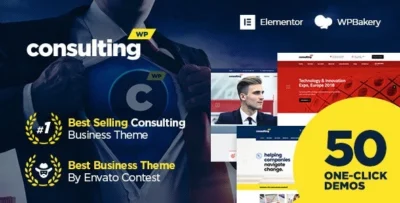 Consulting - Business, Finance WordPress Theme