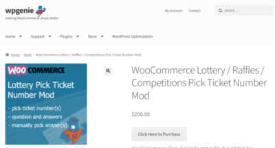 WooCommerce Lottery