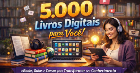 Mais de 5.000 Livros Digitais .pdf em um Só Lugar