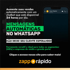Zapp Rápido: O Chatbot para WhatsApp que Vende por Você 24 Horas por Dia