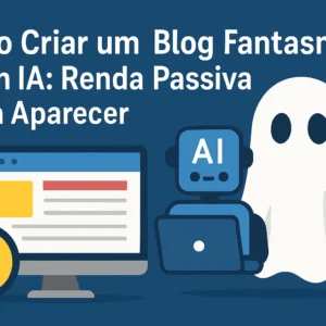Como Criar um Blog Fantasma com IA: Renda Passiva Sem Aparecer