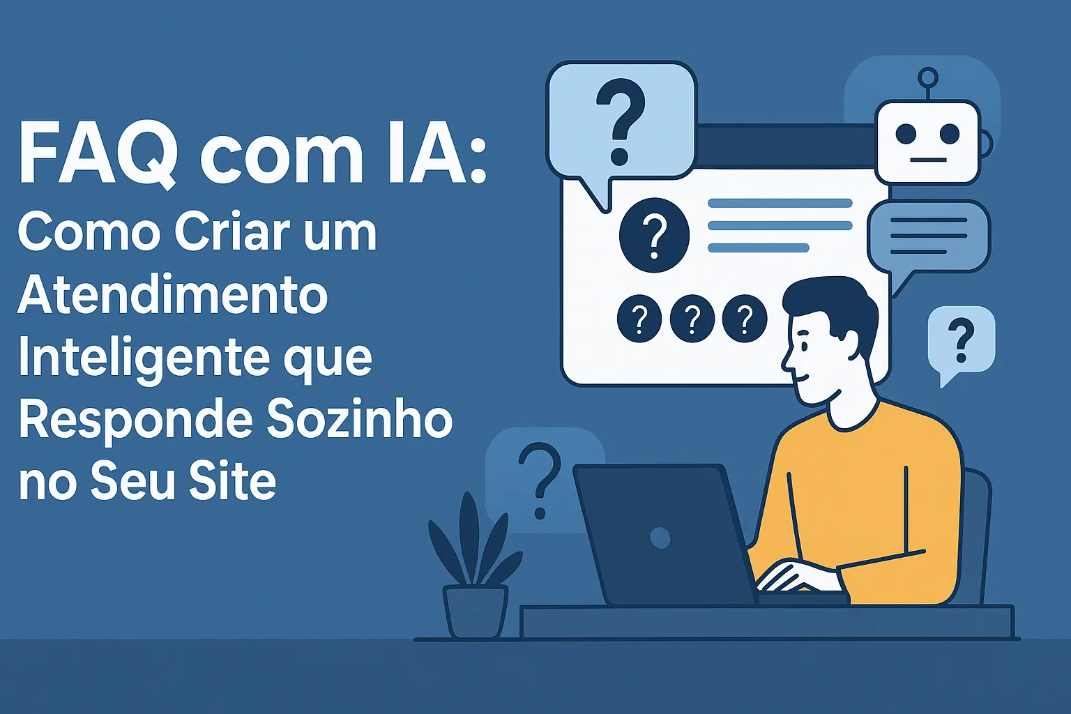 FAQ Interativo com IA: Como Criar um Atendimento Inteligente que Responde Sozinho no Seu Site