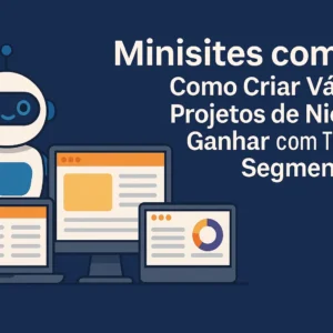 Mini Sites com IA: Como Criar Vários Projetos de Nicho e Ganhar com Tráfego Segmentado