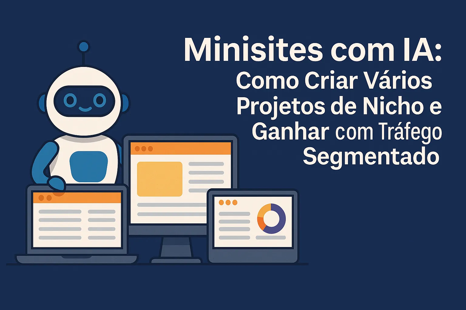 Mini Sites com IA Como Criar Vários Projetos de Nicho e Ganhar com Tráfego Segmentado