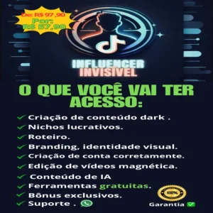Influencer Invisível: Como Lucrar no TikTok Sem Precisar Aparecer