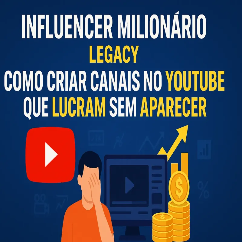Influencer Milionário Legacy é Bom? Descubra Como Ganhar Dinheiro no YouTube Anônimo