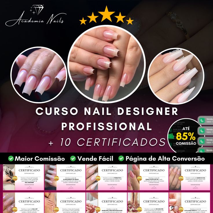 Curso Nail Designer Profissional: Torne-se uma Especialista