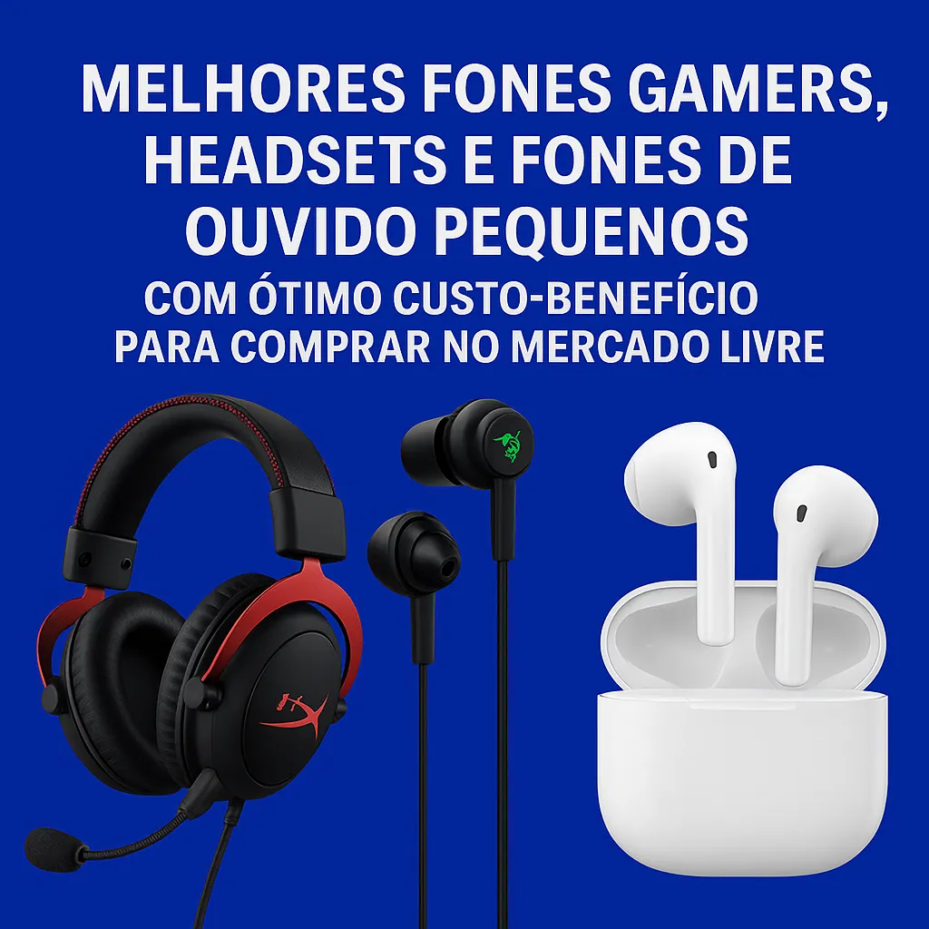 Os Melhores Fones e Headsets Gamer no Mercado Livre