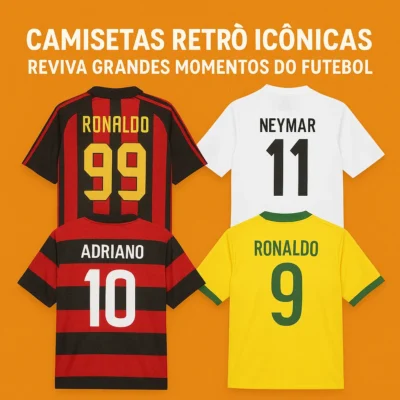 Camisetas Retrô Icônicas: Reviva Grandes Momentos do Futebol